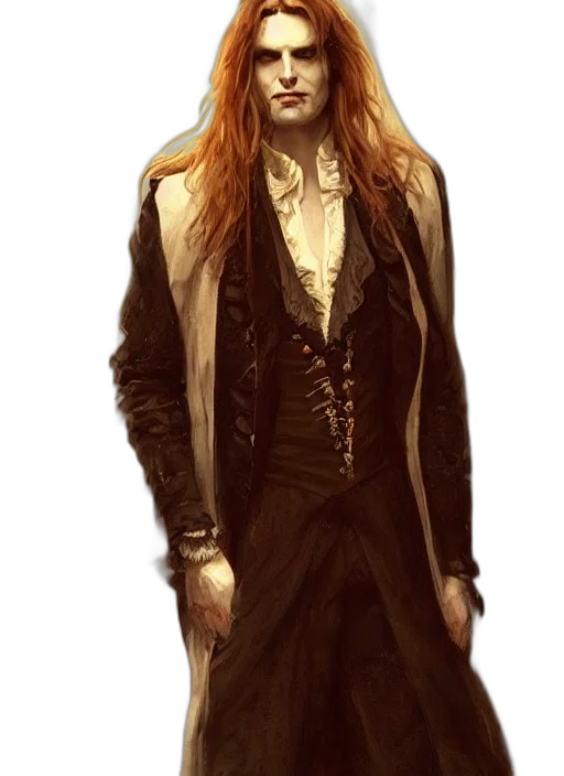 jacket, staff, concept art, fantasy art transparent PNG cut-out