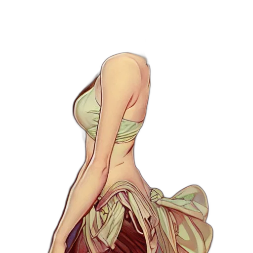dress, staff, crown, mask transparent PNG cut-out