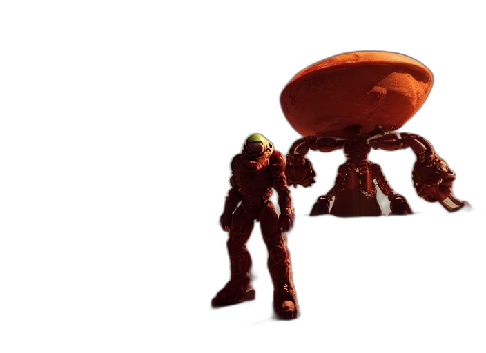 robot, weapon, creature, concept art transparent PNG cut-out