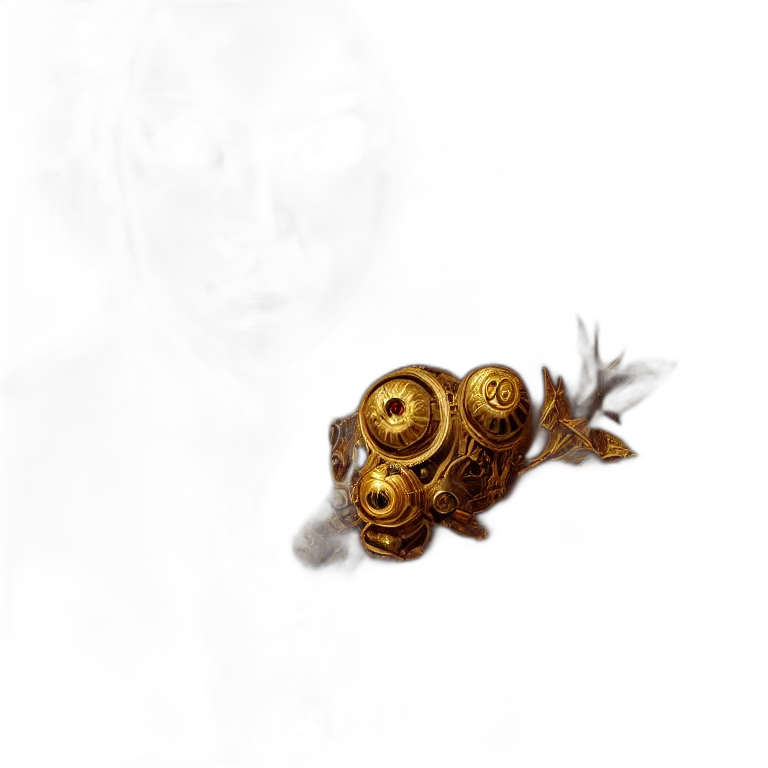 staff, mask, creature, robot transparent PNG cut-out