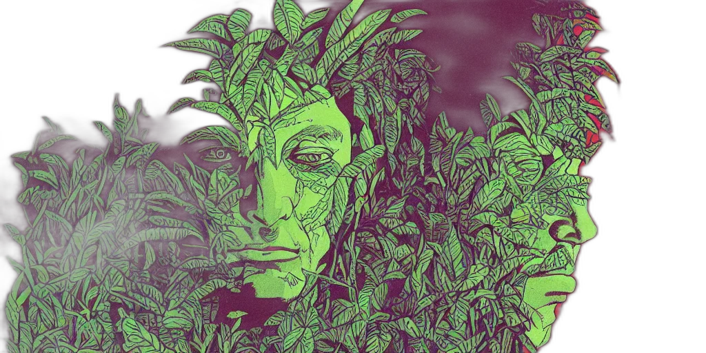 mask, comic book art, concept art, fantasy art transparent PNG cut-out