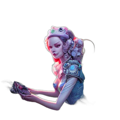 robot, staff, creature, weapon transparent PNG cut-out