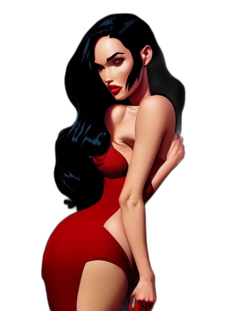 dress, fantasy art, cartoon, concept art transparent PNG cut-out