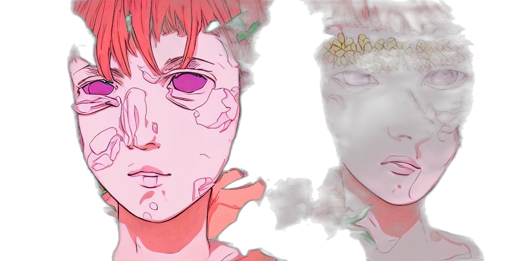 anime, vaporwave, concept art, watercolor transparent PNG cut-out