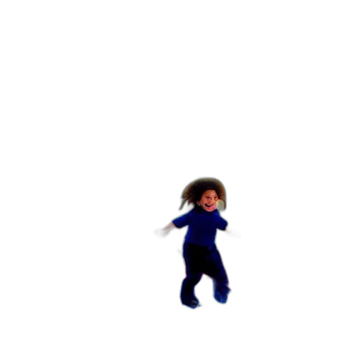 hair, creature, staff, robot transparent PNG cut-out