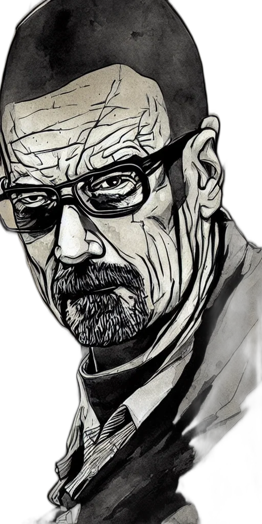 face, comic book art, photorealistic, cartoon transparent PNG cut-out