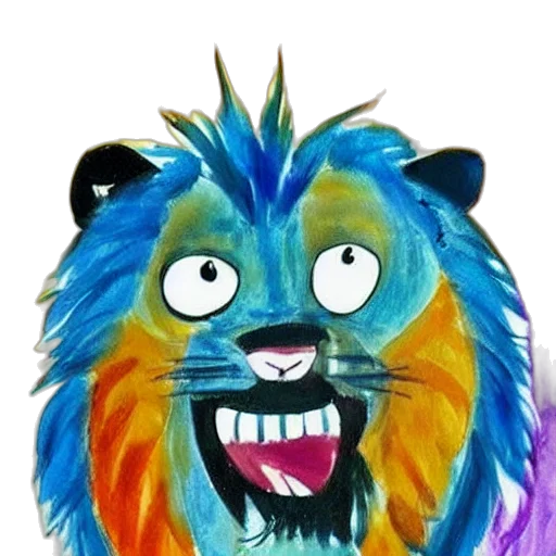 animal, mask, creature, watercolor transparent PNG cut-out