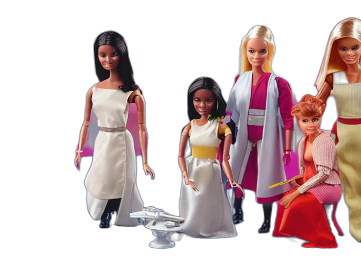 star, wars, barbie, play transparent PNG cut-out