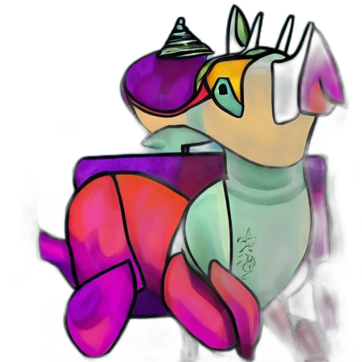dragon, creature, animal, staff transparent PNG cut-out