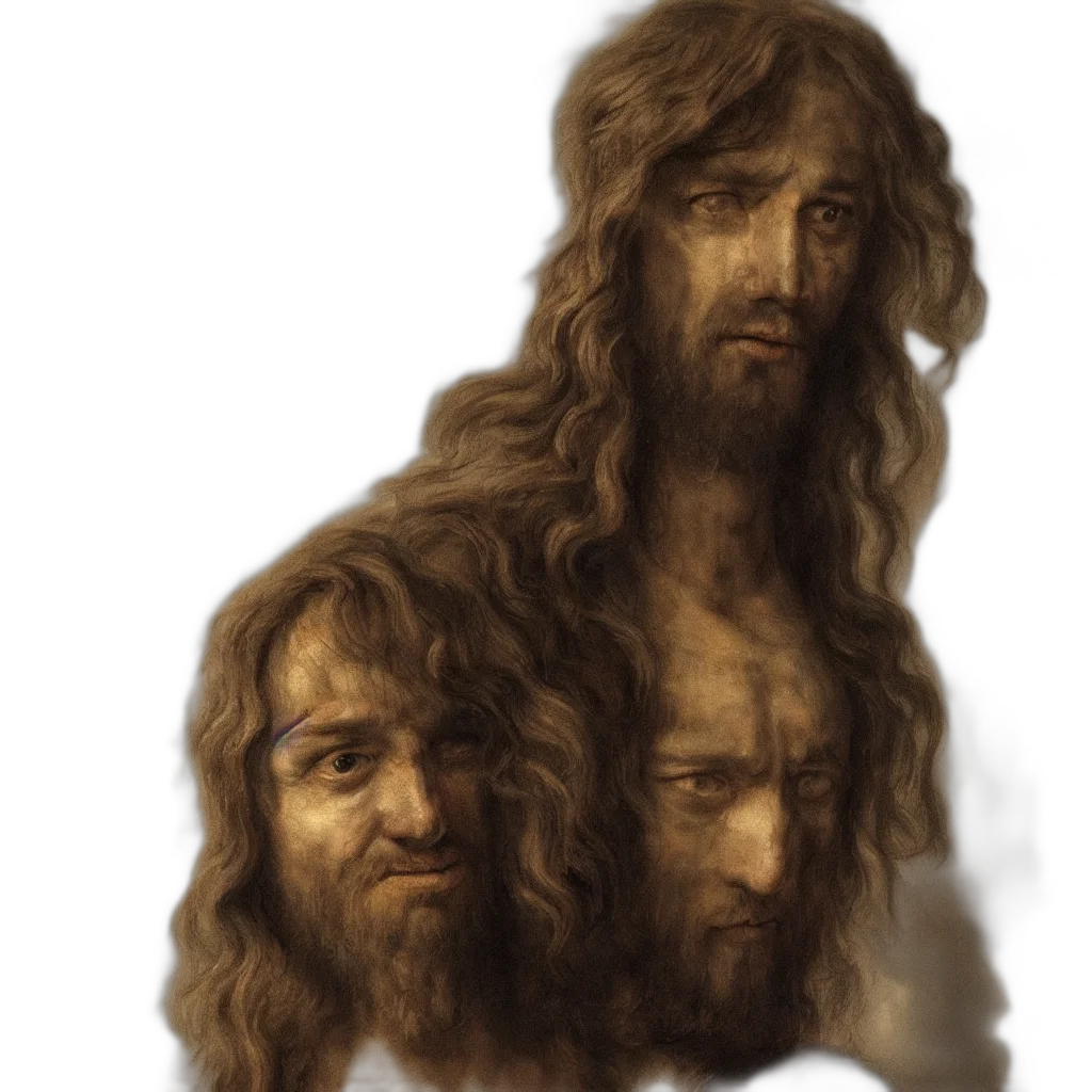 face, hair, crown, concept art transparent PNG cut-out