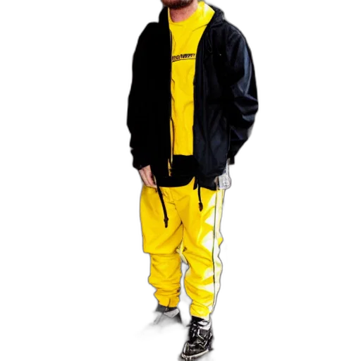 jacket, staff, creature, animal transparent PNG cut-out