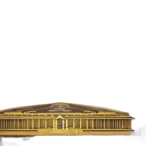 crown, furniture, building, 3d render transparent PNG cut-out