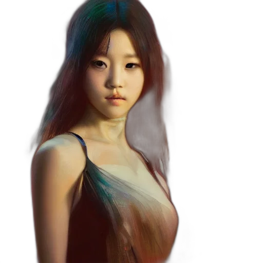 dress, photorealistic, fantasy art, oil painting transparent PNG cut-out