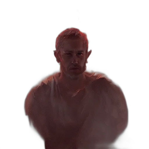 creature, robot, face, weapon transparent PNG cut-out