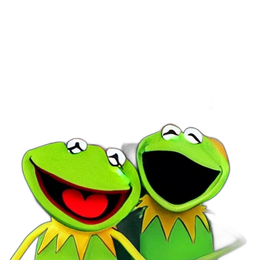 staff, kermit, elmo, style transparent PNG cut-out