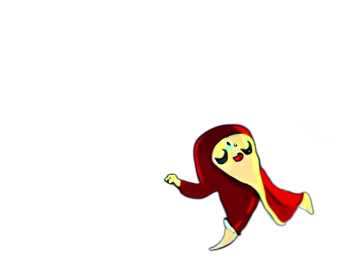 dress, robot, creature, staff transparent PNG cut-out