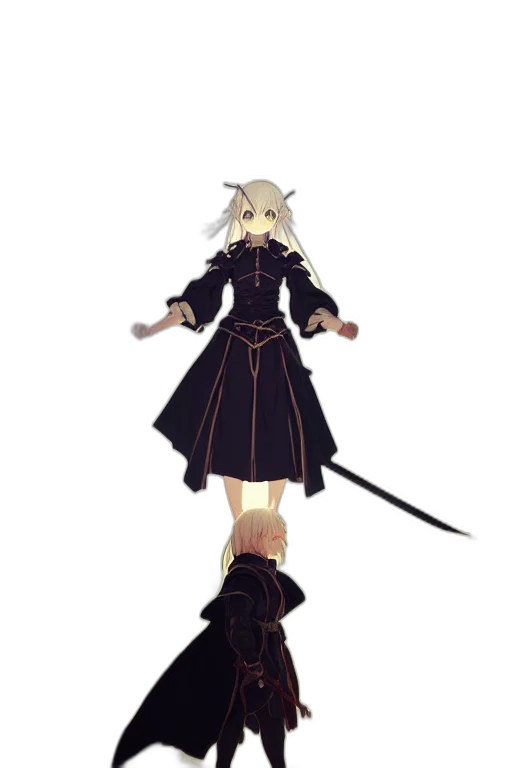 staff, sword, weapon, dress transparent PNG cut-out