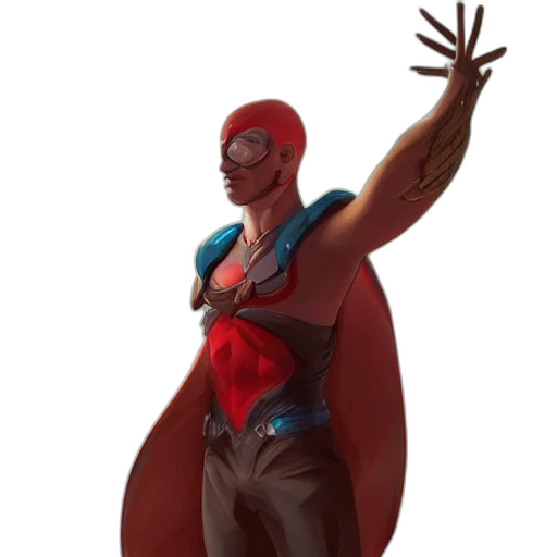 staff, concept art, comic book art, 3d render transparent PNG cut-out