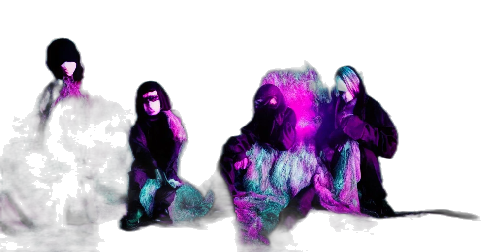 jacket, mask, hair, creature transparent PNG cut-out