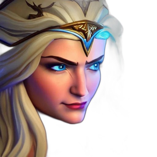 face, crown, fantasy art, concept art transparent PNG cut-out