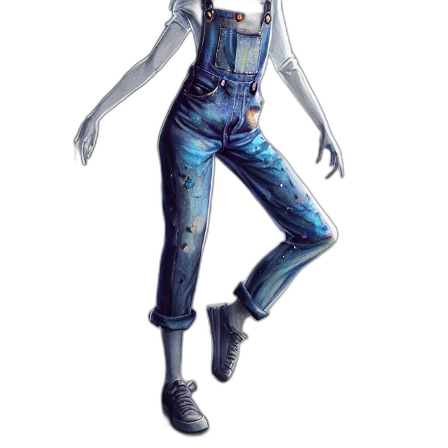 robot, jacket, staff, weapon transparent PNG cut-out
