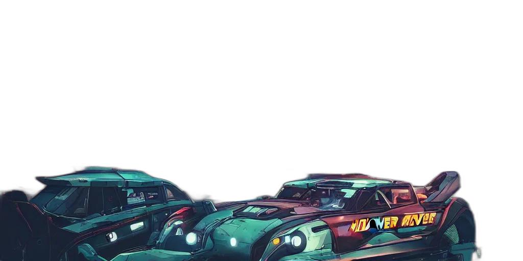 car, weapon, concept art, 3d render transparent PNG cut-out