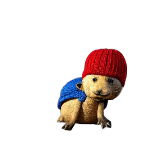 hat, animal, creature, jacket transparent PNG cut-out
