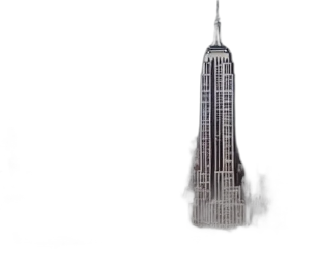 building, concept art, photorealistic, 3d render transparent PNG cut-out