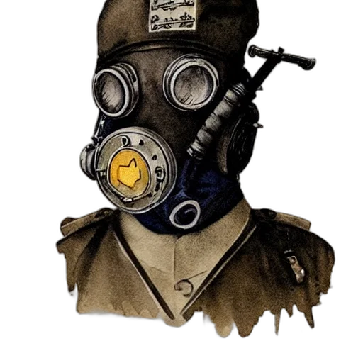 mask, face, jacket, concept art transparent PNG cut-out