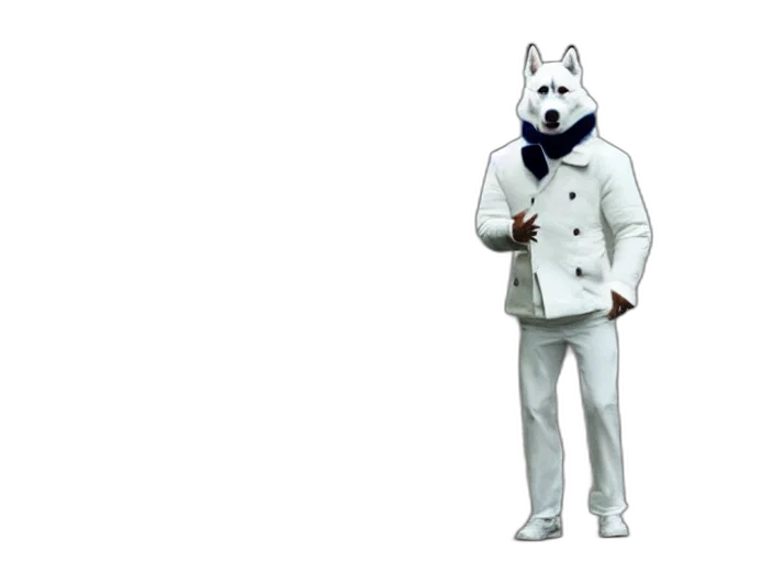 jacket, animal, staff, concept art transparent PNG cut-out