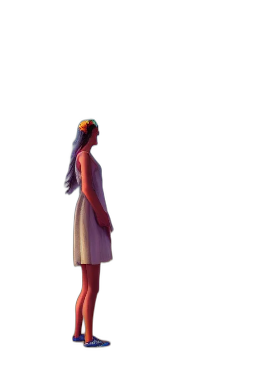 dress, staff, face, robot transparent PNG cut-out