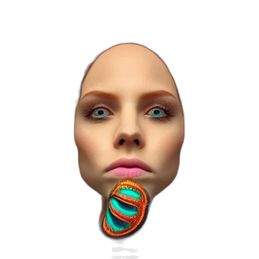 face, jewelry, creature, hair transparent PNG cut-out
