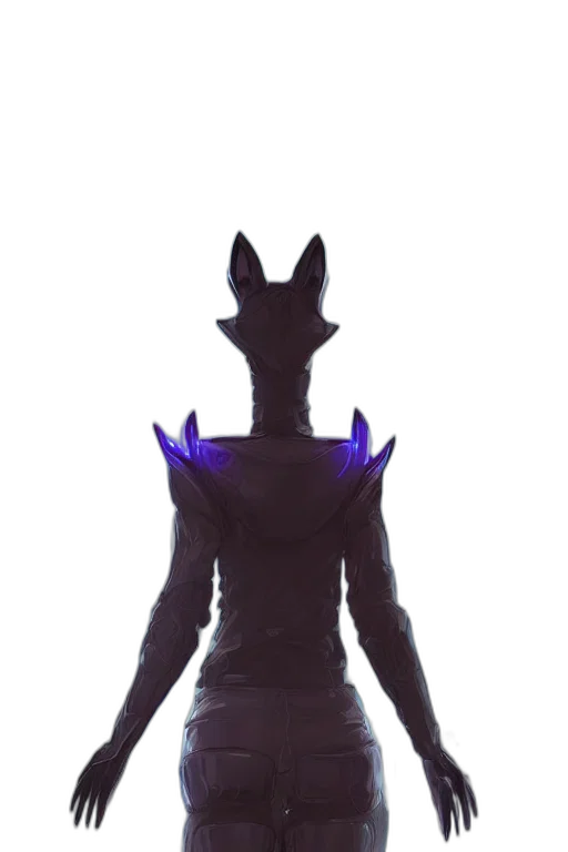 mask, creature, staff, dress transparent PNG cut-out