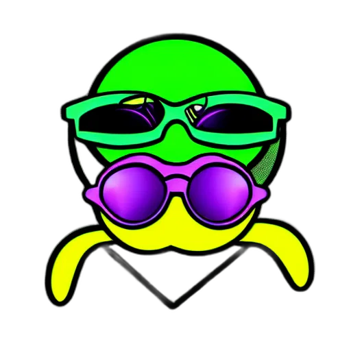 staff, mask, cartoon, pixel art transparent PNG cut-out