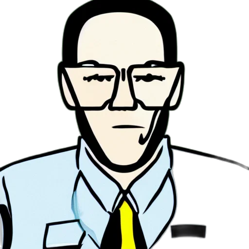 staff, face, cartoon, comic book art transparent PNG cut-out