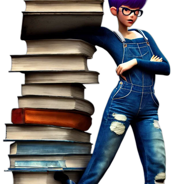 jacket, staff, 3d render, concept art transparent PNG cut-out