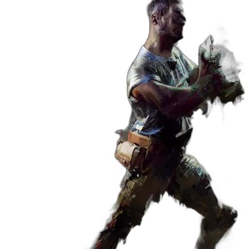 weapon, concept art, fantasy art, photorealistic transparent PNG cut-out