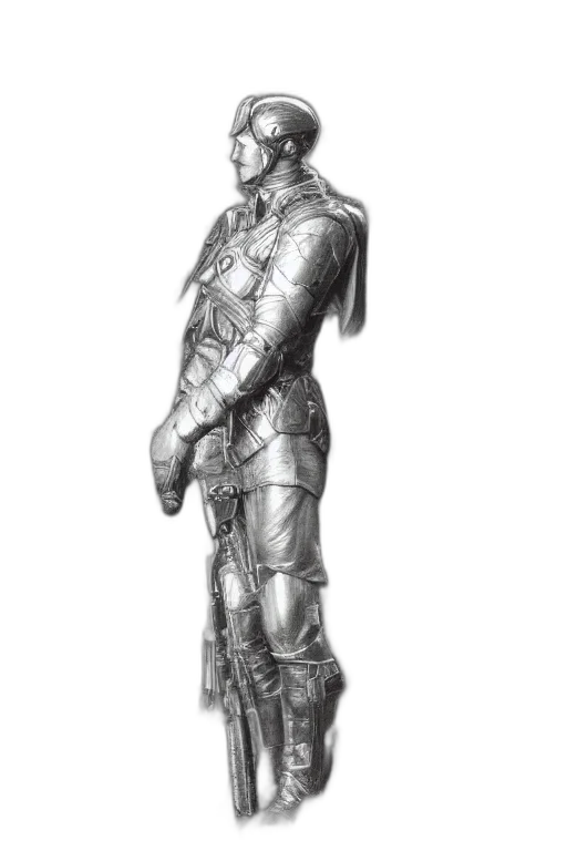 sword, robot, staff, jacket transparent PNG cut-out