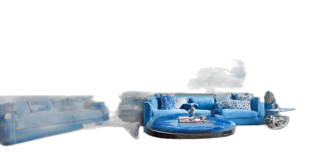 furniture, 3d render, concept art, photorealistic transparent PNG cut-out