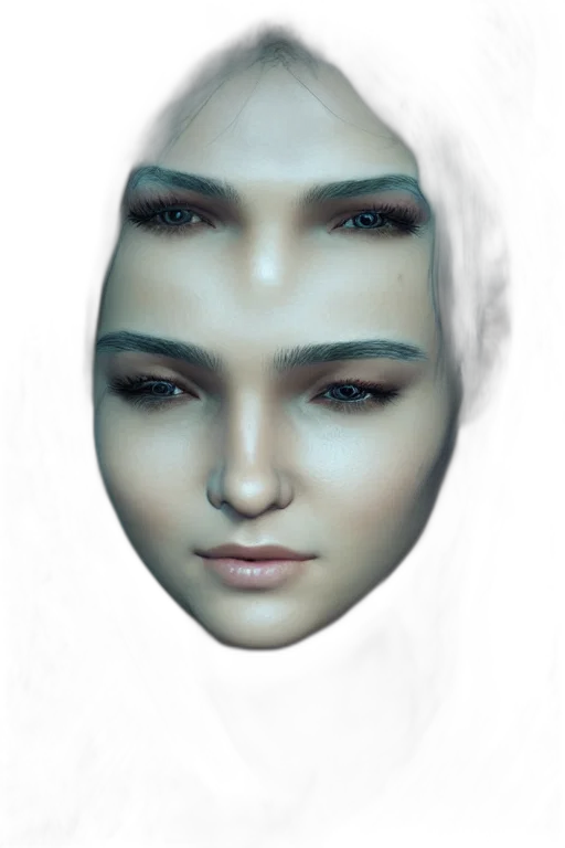 face, mask, robot, crown transparent PNG cut-out