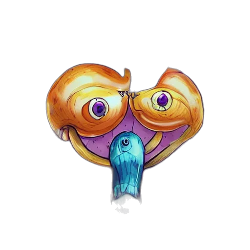 mask, staff, creature, face transparent PNG cut-out