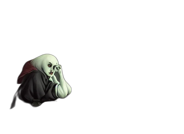 mask, creature, face, staff transparent PNG cut-out