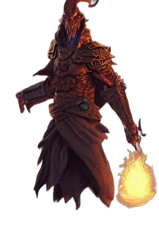 staff, dragon, weapon, mask transparent PNG cut-out