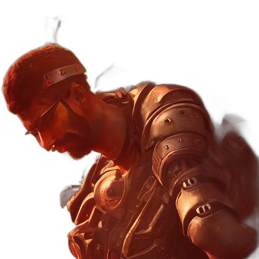 weapon, sword, face, staff transparent PNG cut-out