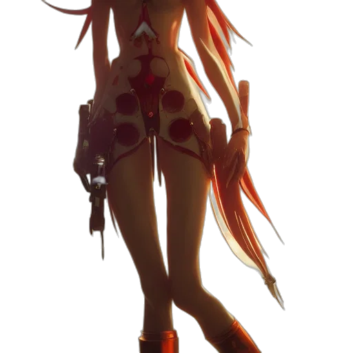 weapon, dress, staff, concept art transparent PNG cut-out