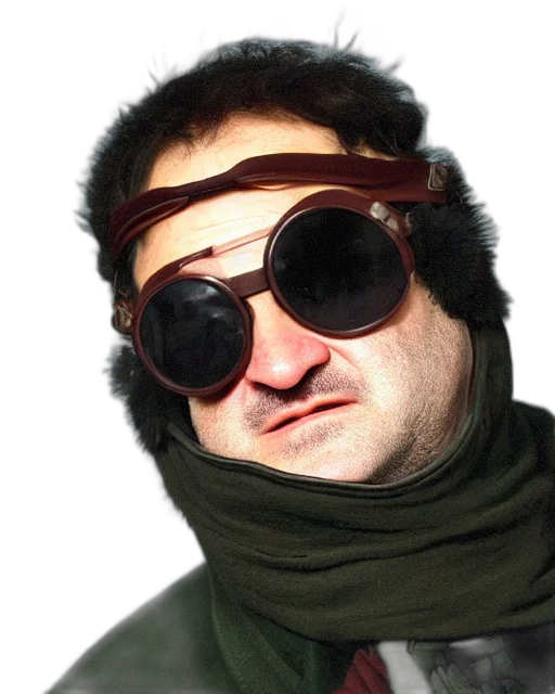 jacket, staff, face, hat transparent PNG cut-out