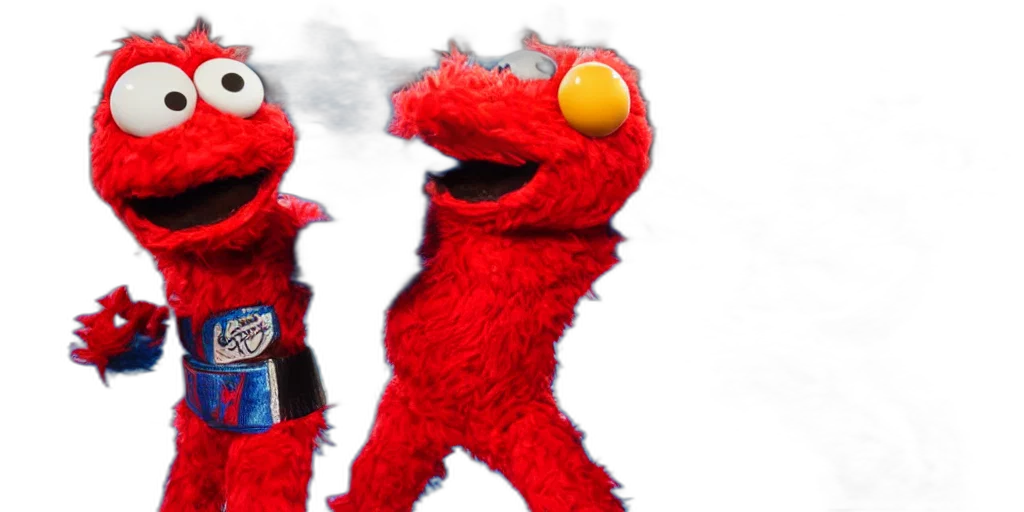fire, scared, elmo, boxing transparent PNG cut-out