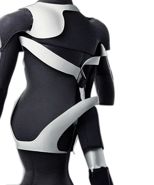 robot, 3d render, concept art, cyberpunk transparent PNG cut-out