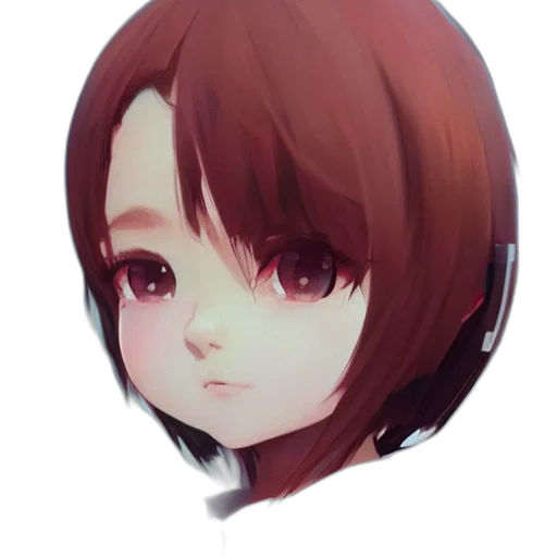 face, robot, mask, hair transparent PNG cut-out