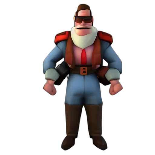 staff, jacket, weapon, robot transparent PNG cut-out